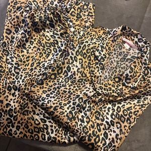 PJs Victoria secrets silk feel pajamas size medium